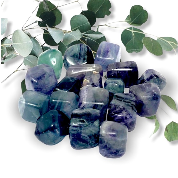Fluorite Polished Tumbled Crystal - Picture 1 of 3